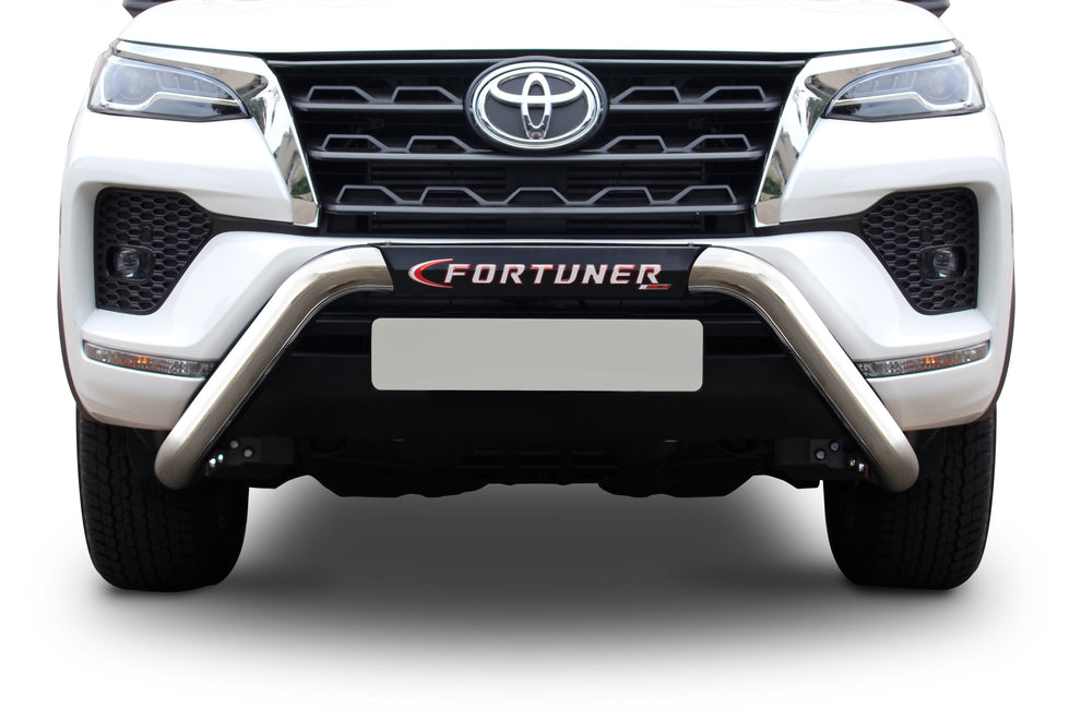 Toyota Fortuner GD6 2020 Polished Stainless Steel Nudge Bar ** NOT PDC compatible