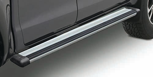Toyota Hilux GD6 / New Gen MK1 SL Metallic Silver Running Boards D/Cab (2016-Current)