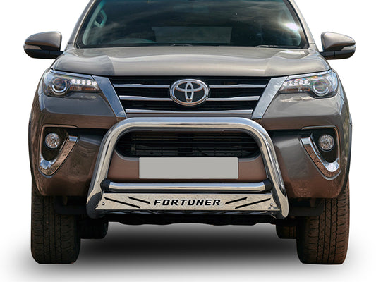 Fortuner Stainless Steel Nudge Bar with Sump Guard  * Excludes fitting kit