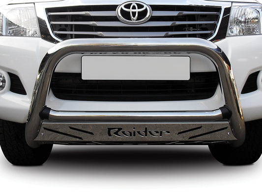 Hilux D4D Stainless Steel Nudge Bar with Sump Guard  * Excludes fitting kit
