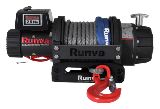RUNVA WINCH - Synthetic Rope 25000C 24V EWB