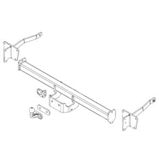 Ford Tourneo Custom (V710, NXN) Bus Flanged Ball Towbar Wiring Harness Included (2024-Current)