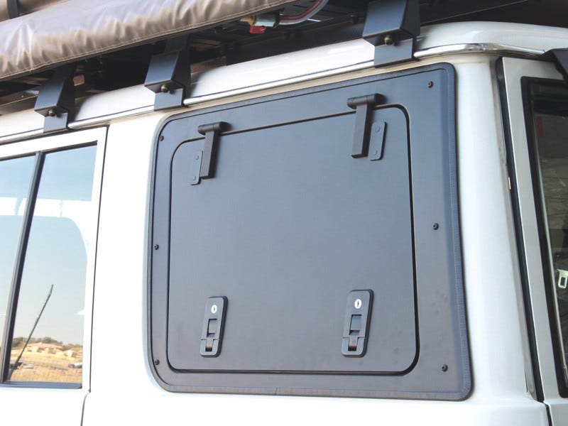Toyota Land Cruiser 76 Gullwing Window / Left Hand Side Aluminium (2007-Current)