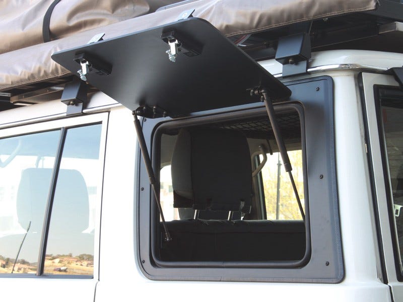 Toyota Land Cruiser 76 Gullwing Window / Left Hand Side Aluminium (2007-Current)