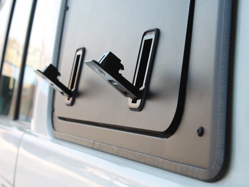 Toyota Land Cruiser 76 Gullwing Window / Left Hand Side Aluminium (2007-Current)