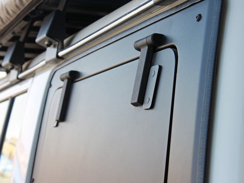 Toyota Land Cruiser 76 Gullwing Window / Left Hand Side Aluminium (2007-Current)
