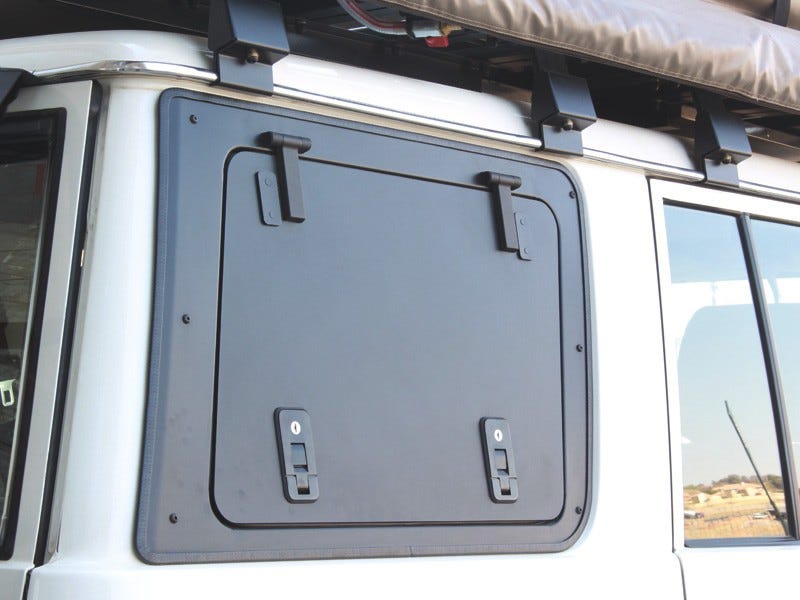Toyota Land Cruiser 76 Gullwing Window / Right Hand Side Aluminium (2007-Current)