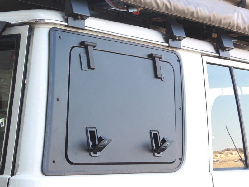 Toyota Land Cruiser 76 Gullwing Window / Right Hand Side Aluminium (2007-Current)