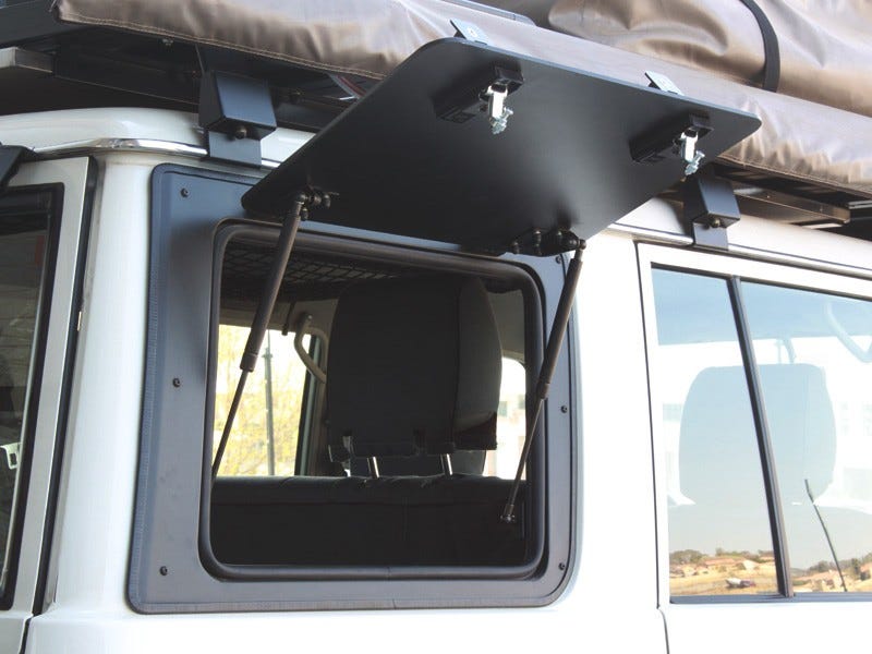 Toyota Land Cruiser 76 Gullwing Window / Right Hand Side Aluminium (2007-Current)