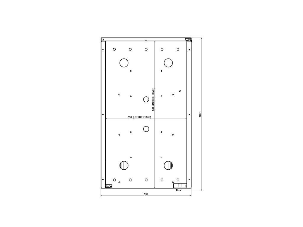 Cargo Slide/Fridge Slide / X-Large 95L to 100L