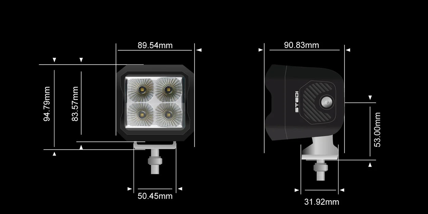 STEDI G4 Black Spot Work Light