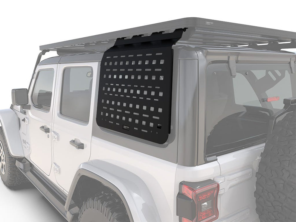 Jeep Wrangler JLU 4 Door Exterior Rear Window Molle Panel Kit / LHS