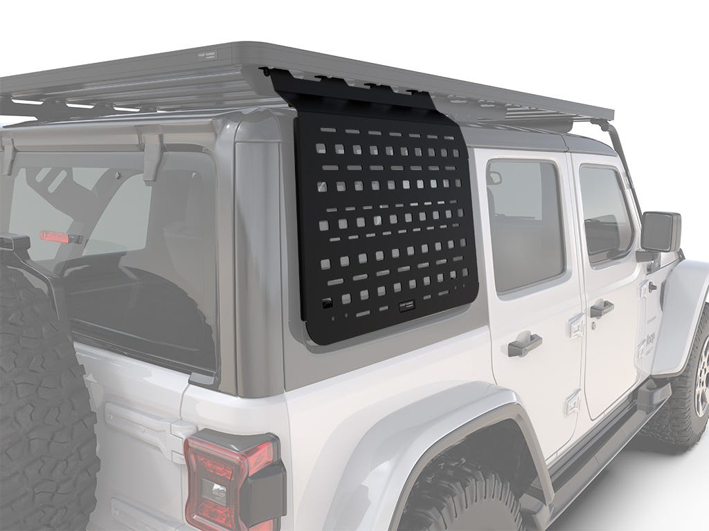 Jeep Wrangler JLU 4 Door Exterior Rear Window Molle Panel Kit / RHS 