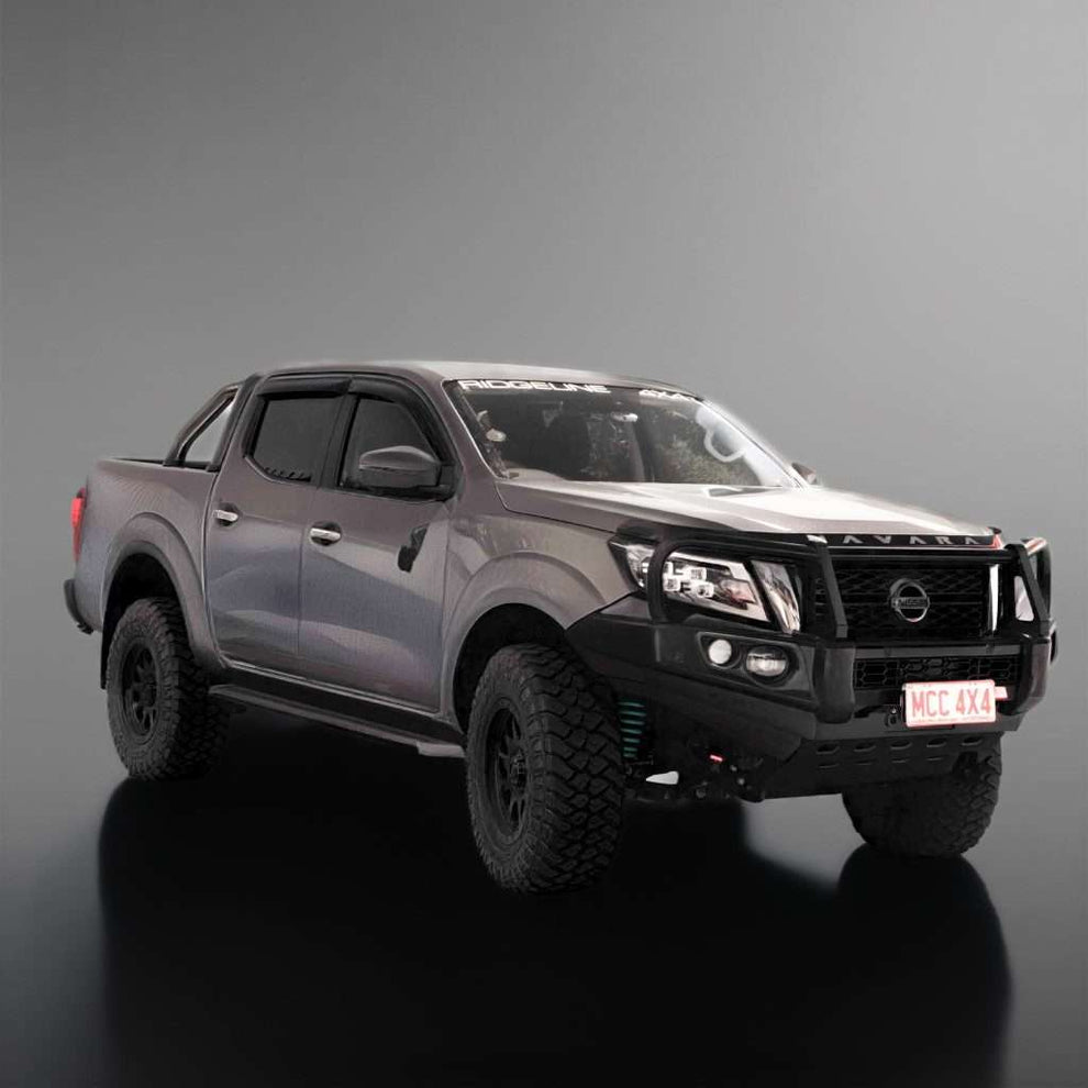 NAVARA D23 NEW MODEL 2021 to current: POST TYPE FRONT BUMPER REPLACEMENT BULLBAR
