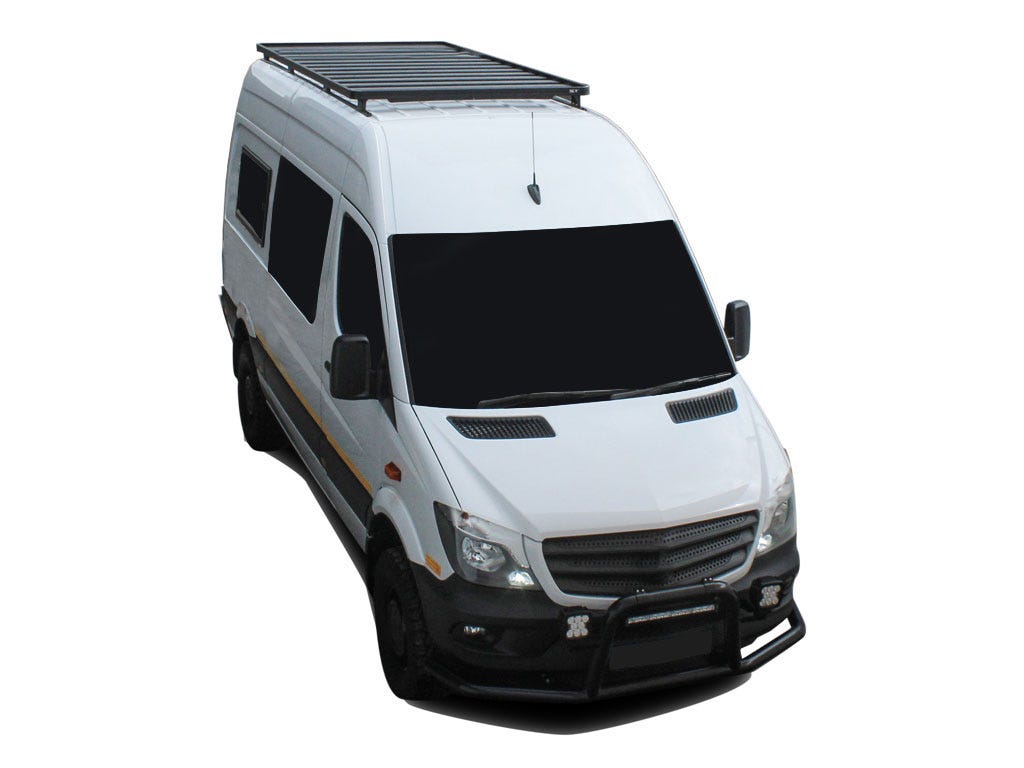 Volkswagen Crafter w/OEM Tracks Slimline II Roof Rack Kit / Tall