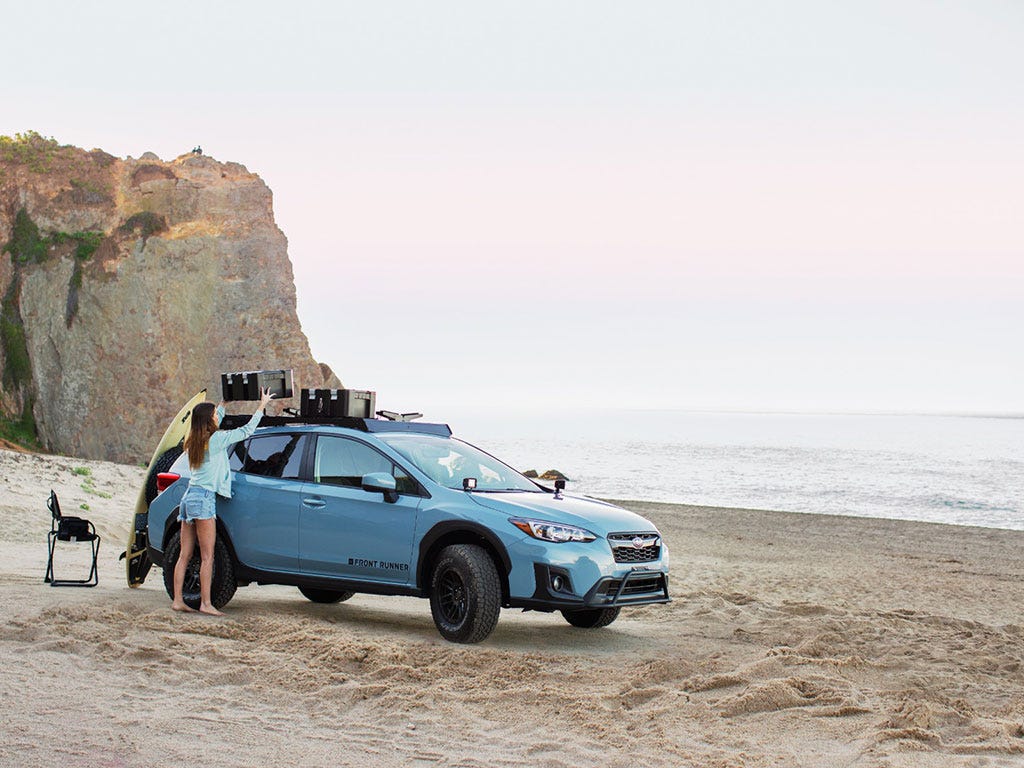 Subaru Xv Crosstrek 2nd Gen (Gt) (2017-2023) Slimsport Roof Rack Kit