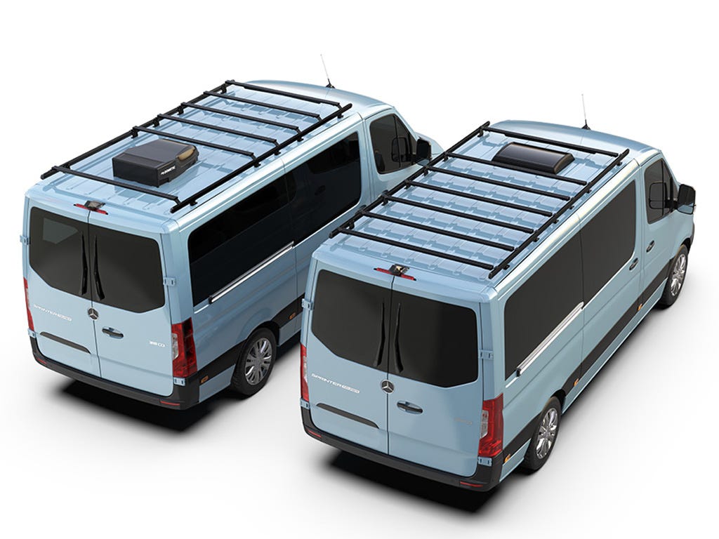 Mercedes-Benz Sprinter (L2H1/144in MWB/Standard Roof) (2007-Current) Slimpro Roof Rack Kit