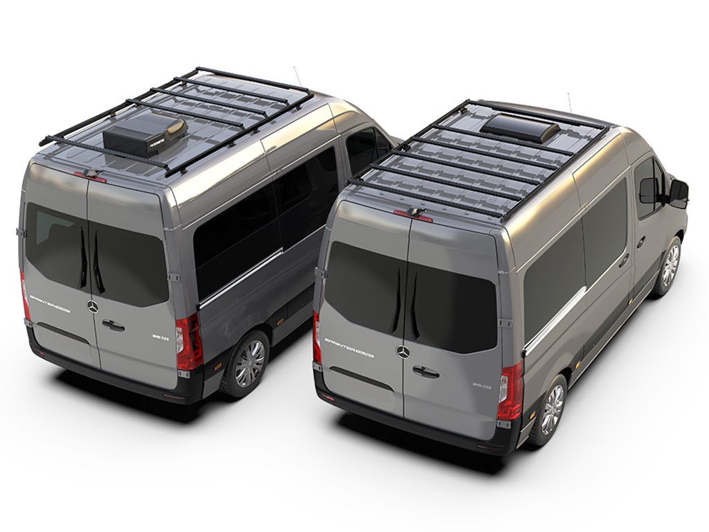 Mercedes-Benz Sprinter (L1H2/144in SWB/high Roof) (2007-Current) Slimpro Roof Rack Kit