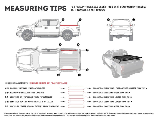 Bakkie Slimline II Load Bed Rack Kit / 1425(W) x 1560(L)