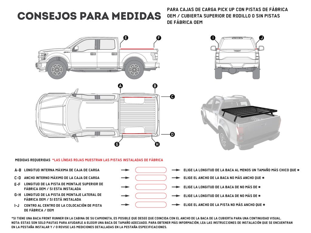Bakkie Slimline II Load Bed Rack Kit / 1425(W) x 1560(L)