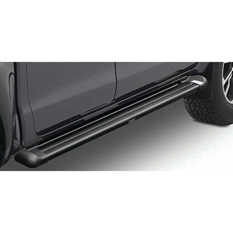 MK4 Universal Running Boards D/Cab Matt Black