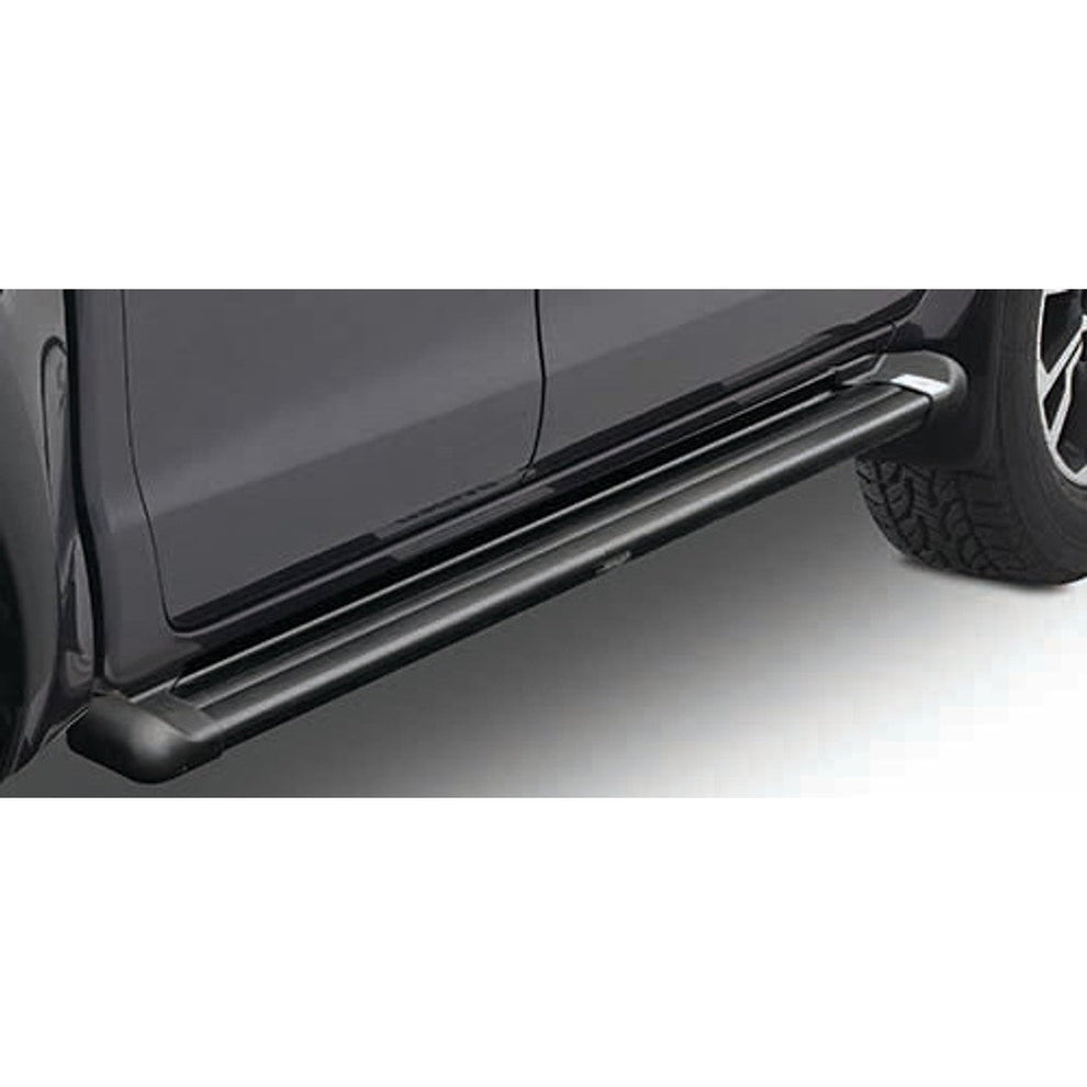 Isuzu D-Max Gen 6 MK4 Matt Black Running Boards D/Cab (2016-2021)