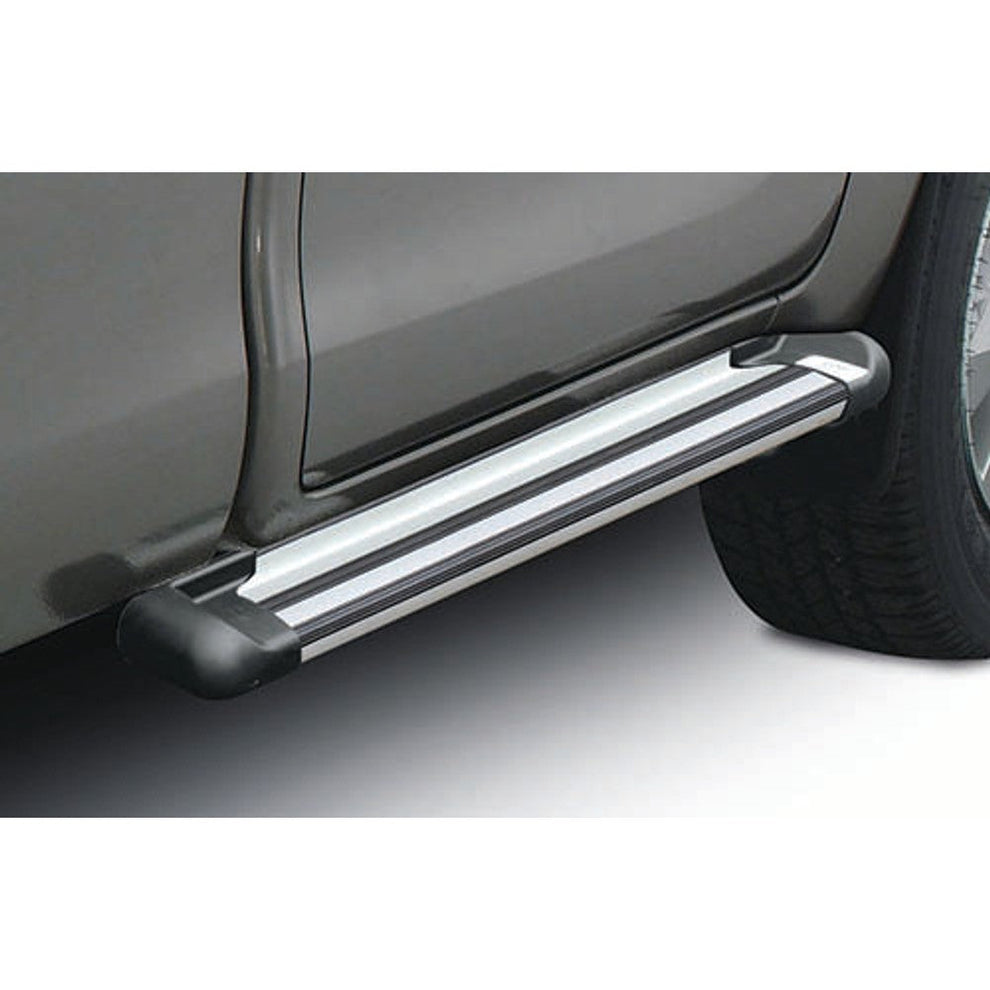 VW Amarok Next Gen MK4 Metallic Silver Running Boards S/Cab (2023-Current)