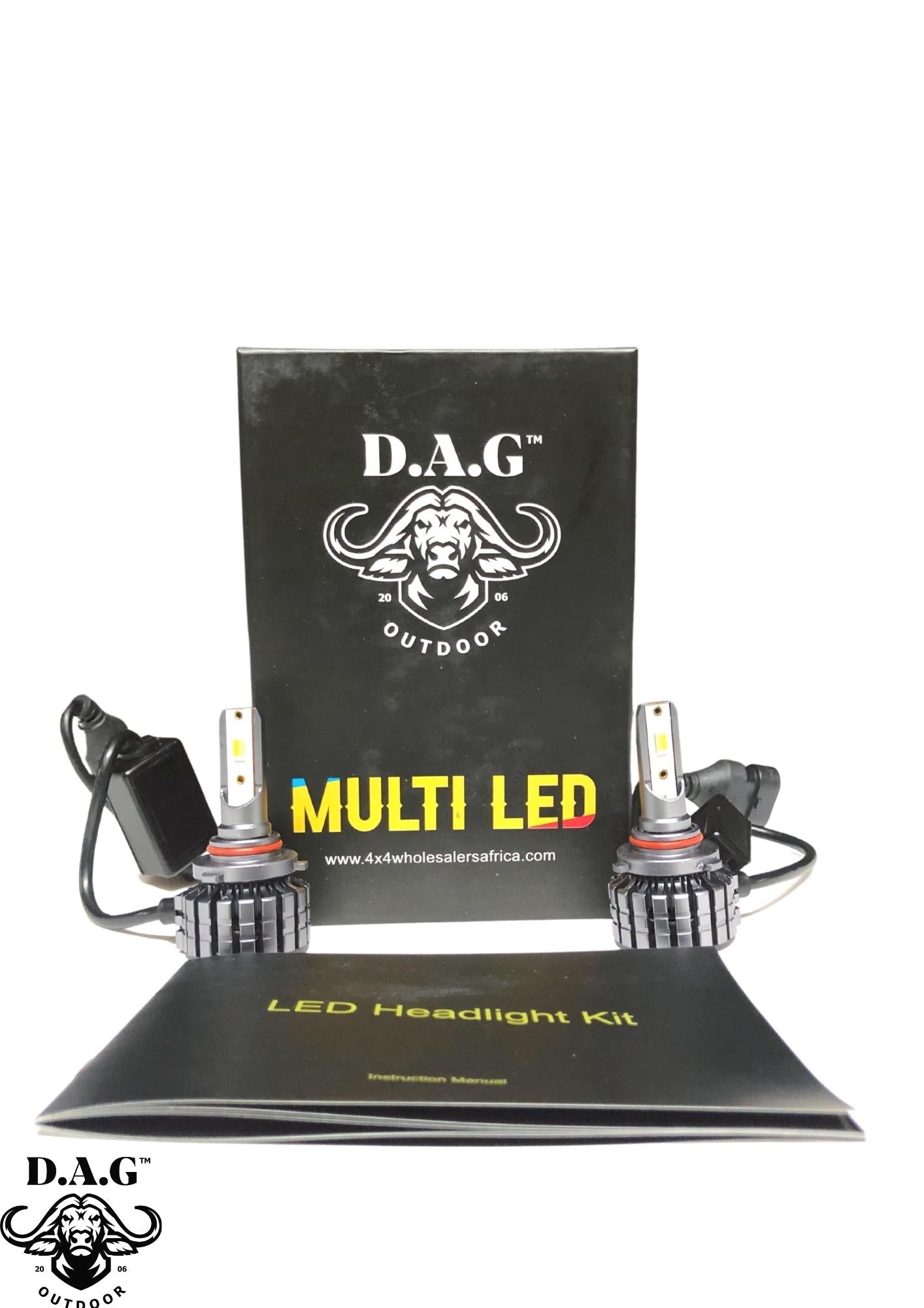 H4 Multi Color LED Headlight Replacement Globe