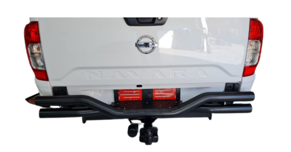 Artav Rear Step Black for use on Nissan Navara D23 Facelift Model (Fits DC & SC Models) 2021 >