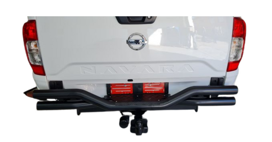 Artav Rear Step Black for use on Nissan Navara D23 Facelift Model (Fits DC & SC Models) 2021 >