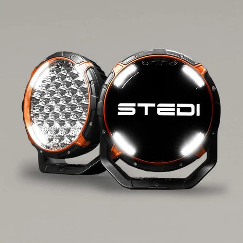NEW STEDI Type-X Pro 7'' Plus DRL Spotlight Set