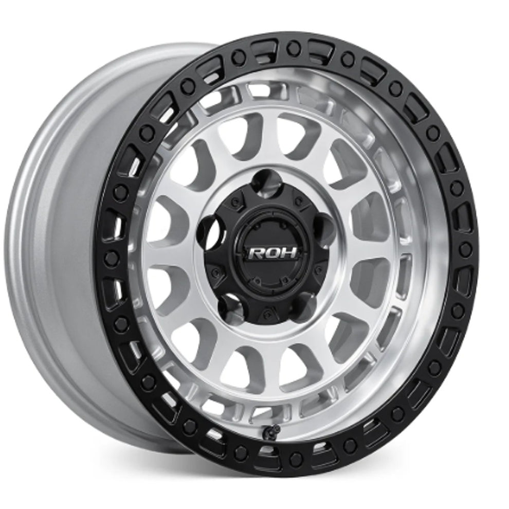 ROH Assault Machined Black Lip 17X9 -12 5/150