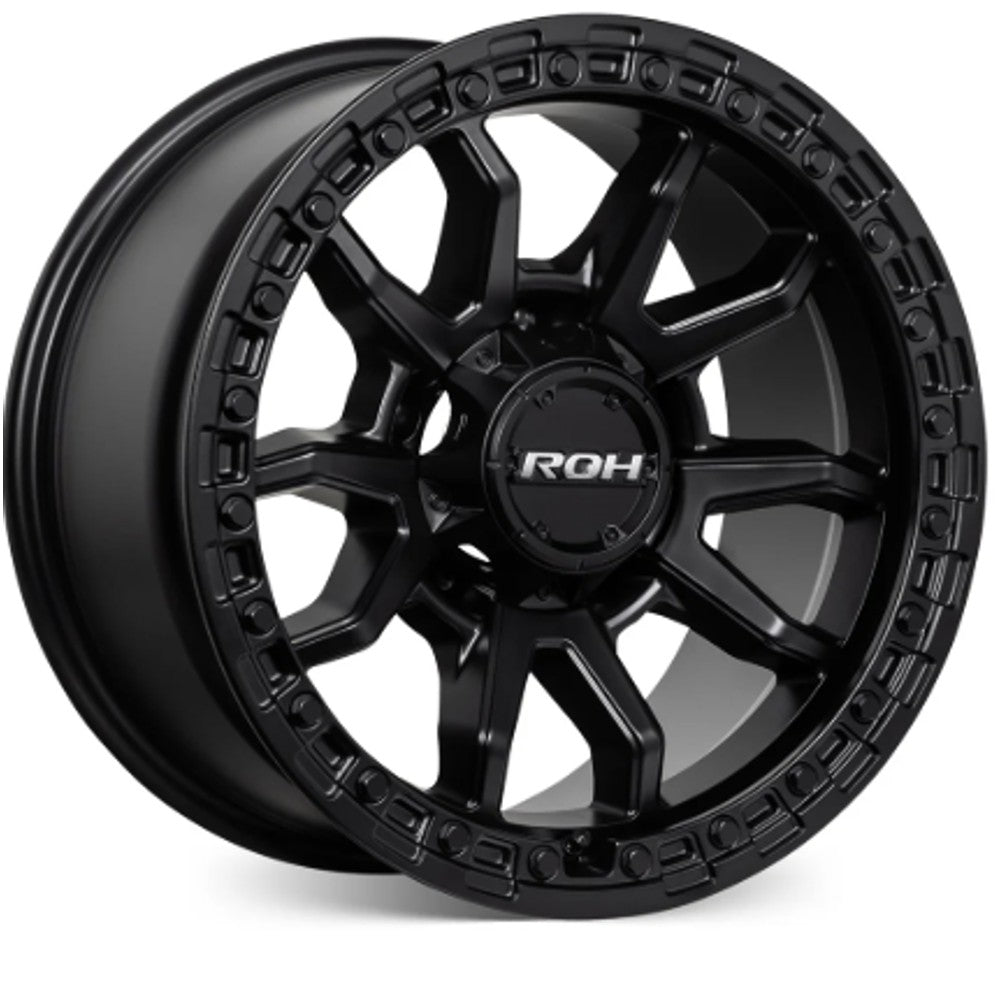 ROH Raid Matt Black 17X9-12 5/150