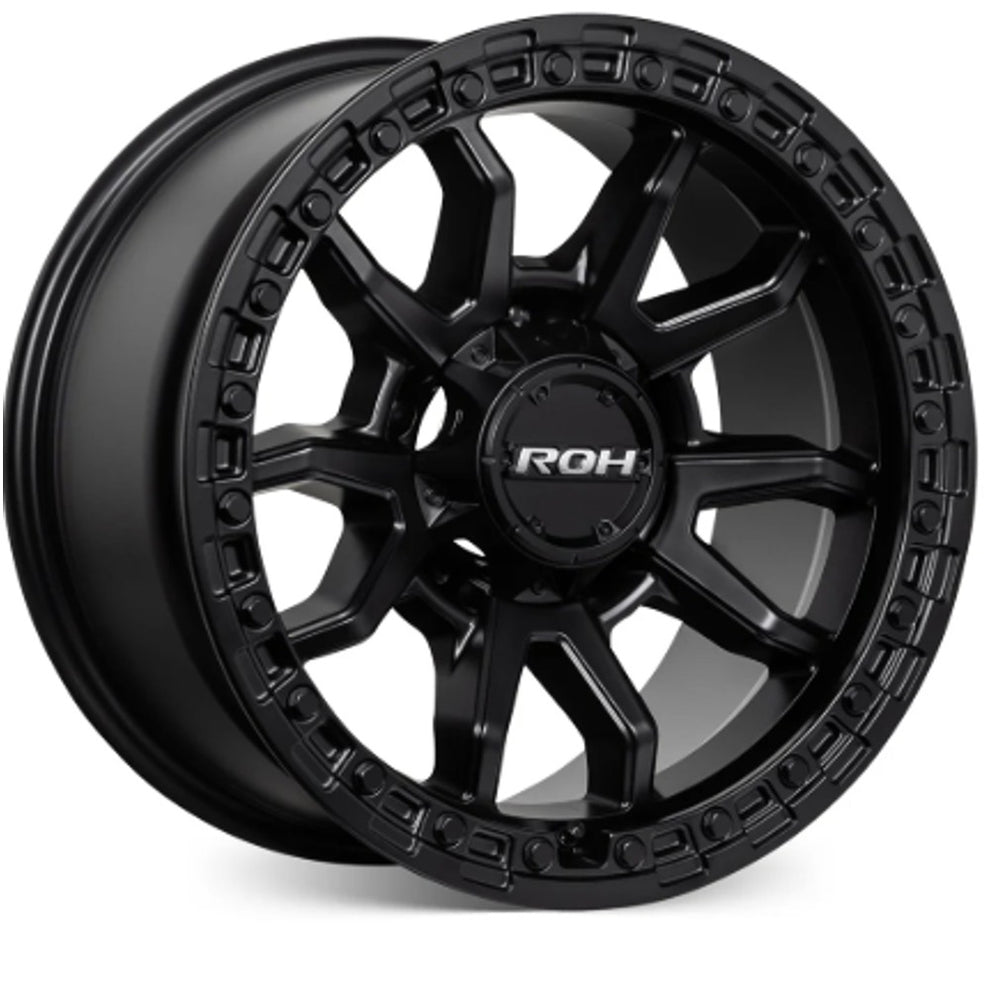 ROH Raid Matt Black 17X9-12 5/150