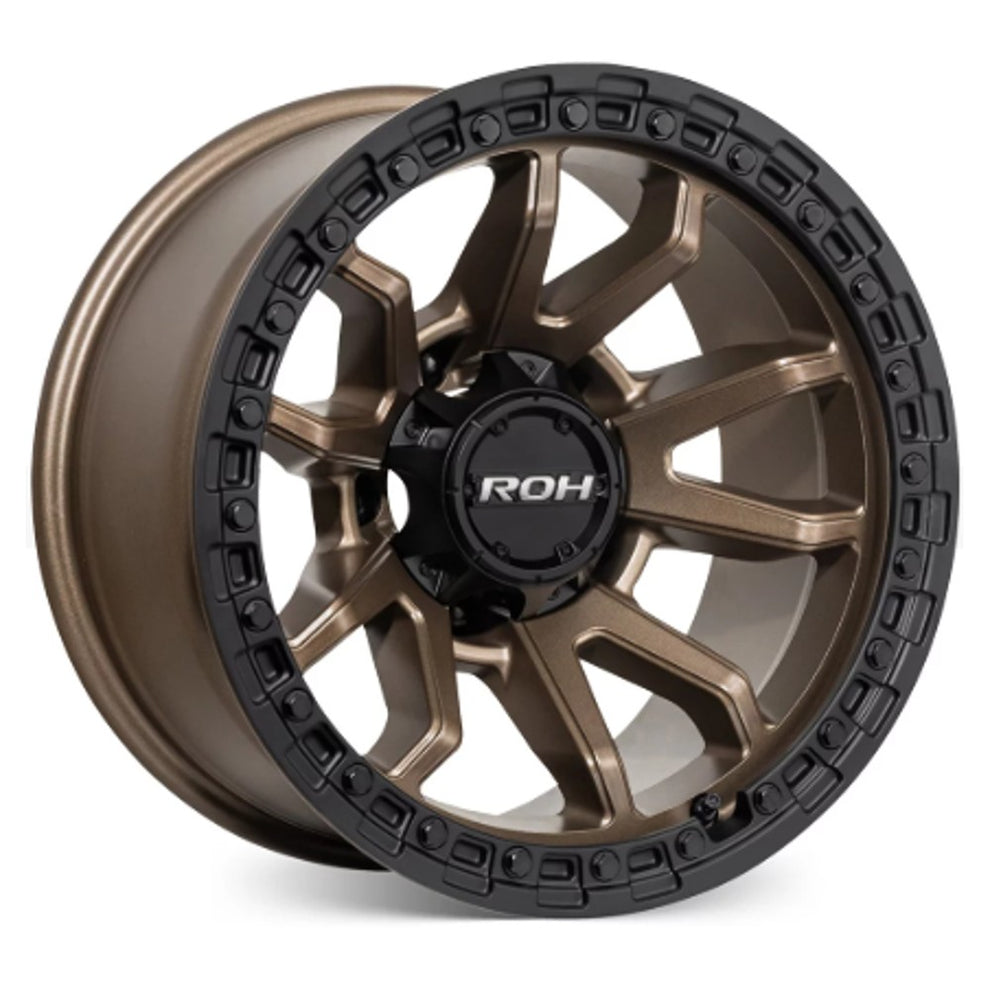 ROH Raid Matt Black Bronze 17X9-12 5/150