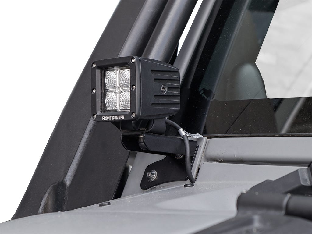 Jeep Wrangler Jk/Jku Windshield Spot Light Brackets (2007-Current)