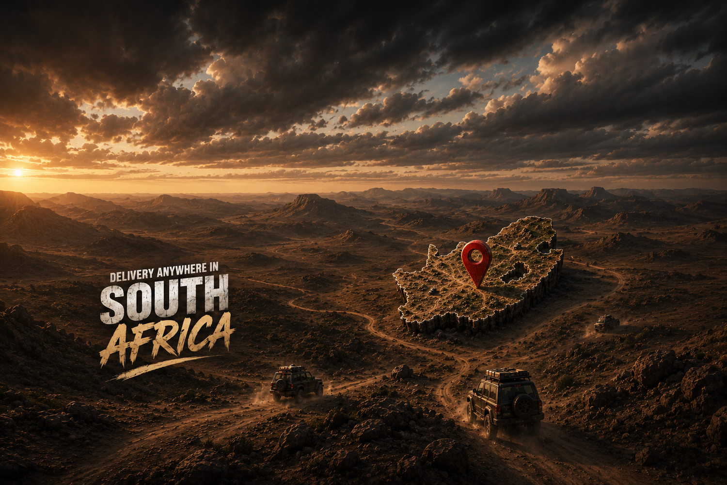 Delivery anywhere in South Africa - TAM Towbars service areas