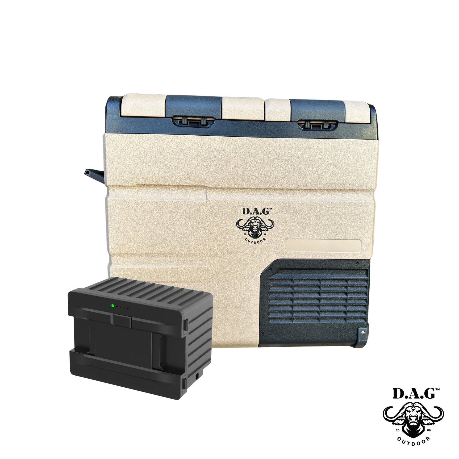 D.A.G 55L Fridge and Battery Combo
