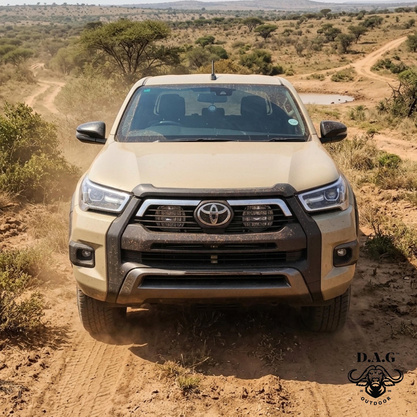 D.A.G Inner Grille & Spotlight HILUX REVO Combo
