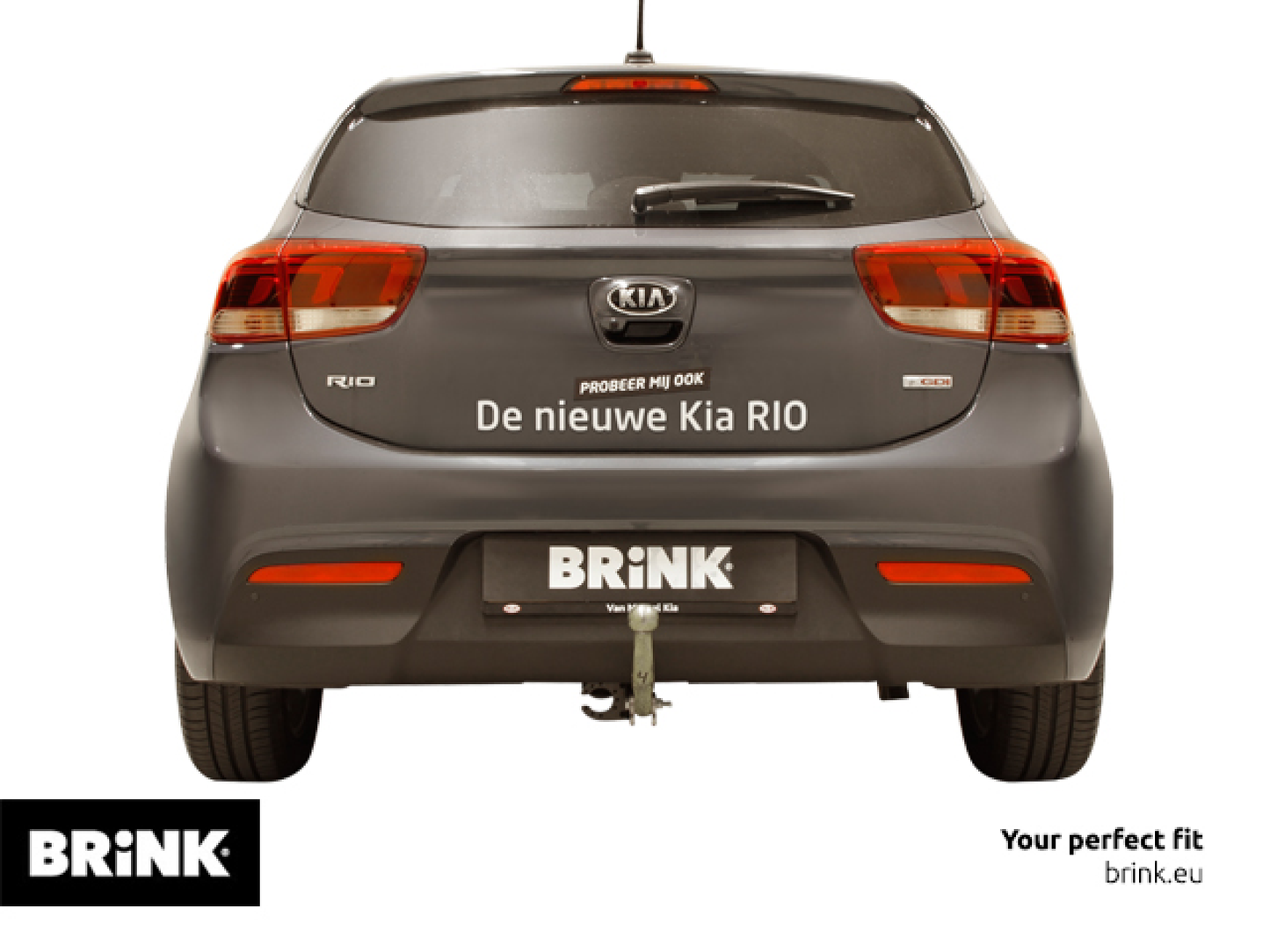 KIA RIO IV (YB, SC)  Brink swan neck (fixed)  Wiring Harness Included
