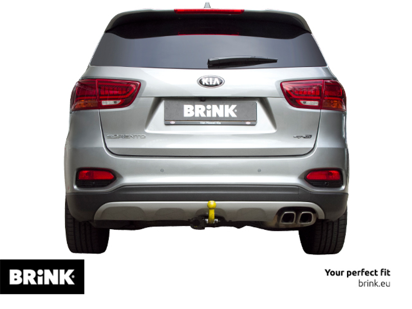 KIA SORENTO III (UM)  Brink swan neck (fixed)  Wiring Harness Included