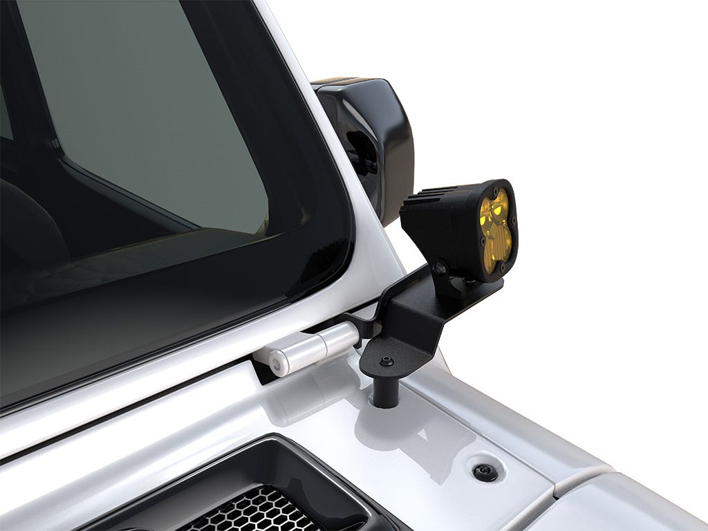 Jeep Wrangler JL Ditch Mount A-Pillar Light Brackets (2007-Current)