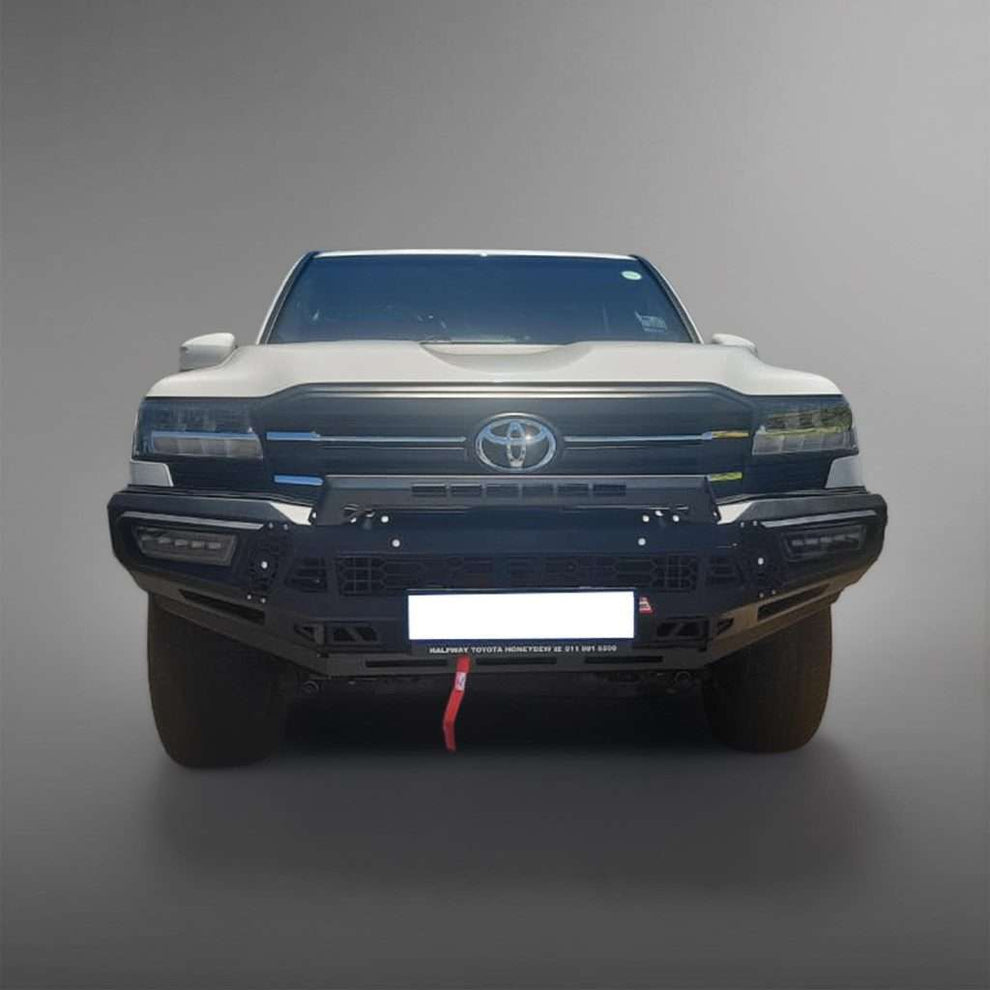 LANDCRUISER 300 SERIES 2022 to current: PEGASUS MILD STEEL FRONT BUMPER REPLACEMENT BULLBAR