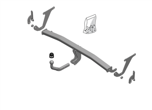OPEL GRANDLAND X (A18) Fixed tow bar Closed Off-Road Vehicle