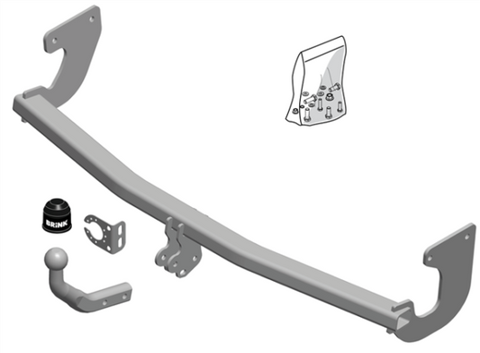 HYUNDAI i20 (GB) Fixed tow bar Hatchback
