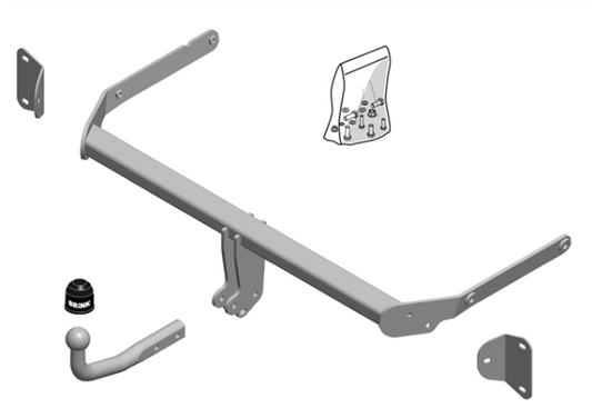 FORD B-MAX (JK) Fixed tow bar MPV