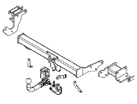 KIA SORENTO III (UM) BMU tow ball Closed Off-Road Vehicle